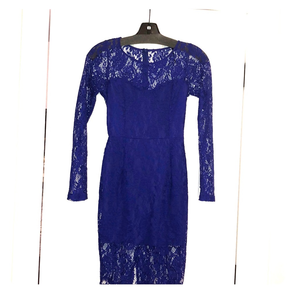 Lace Purple Dress